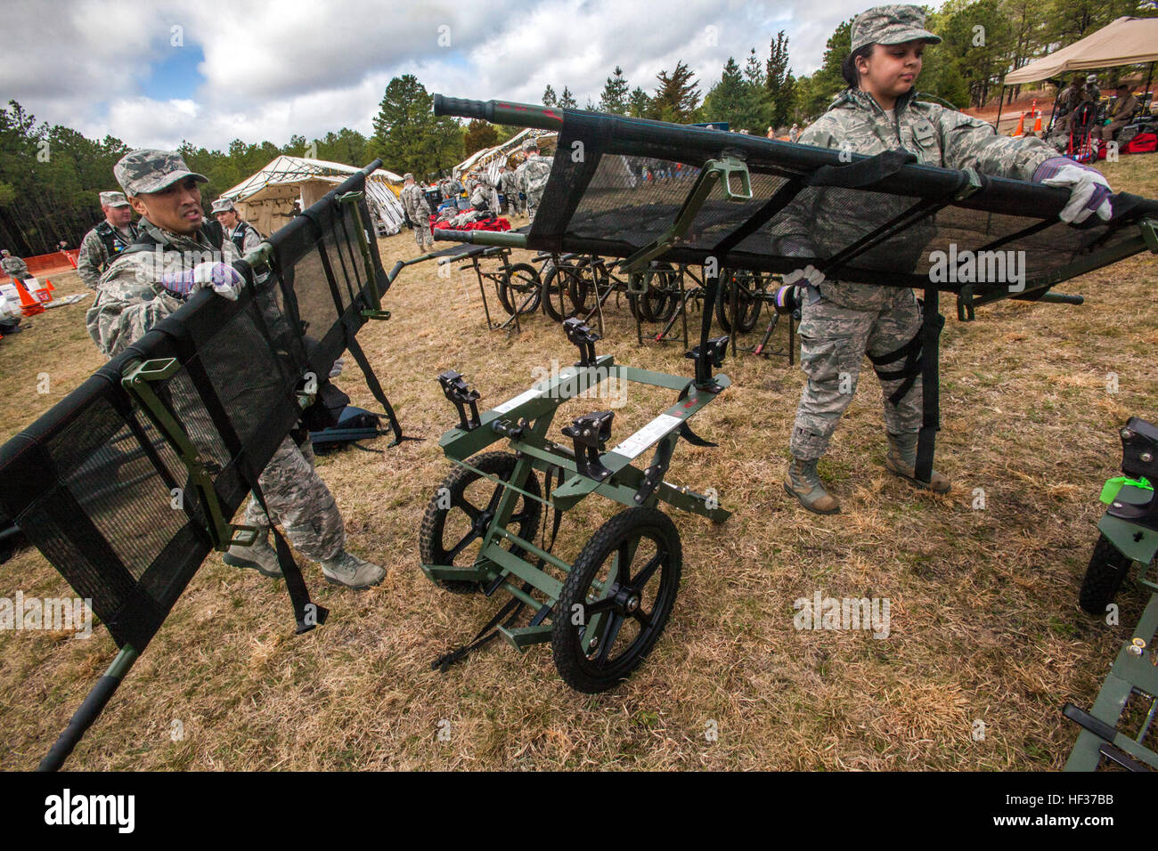 Airmen with 107th Air Wing Medical, New York Air National Guard, group ...