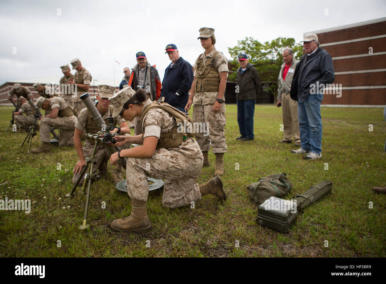 U.S. Marine Corps Veterans observe Infantry Training Battalion (ITB