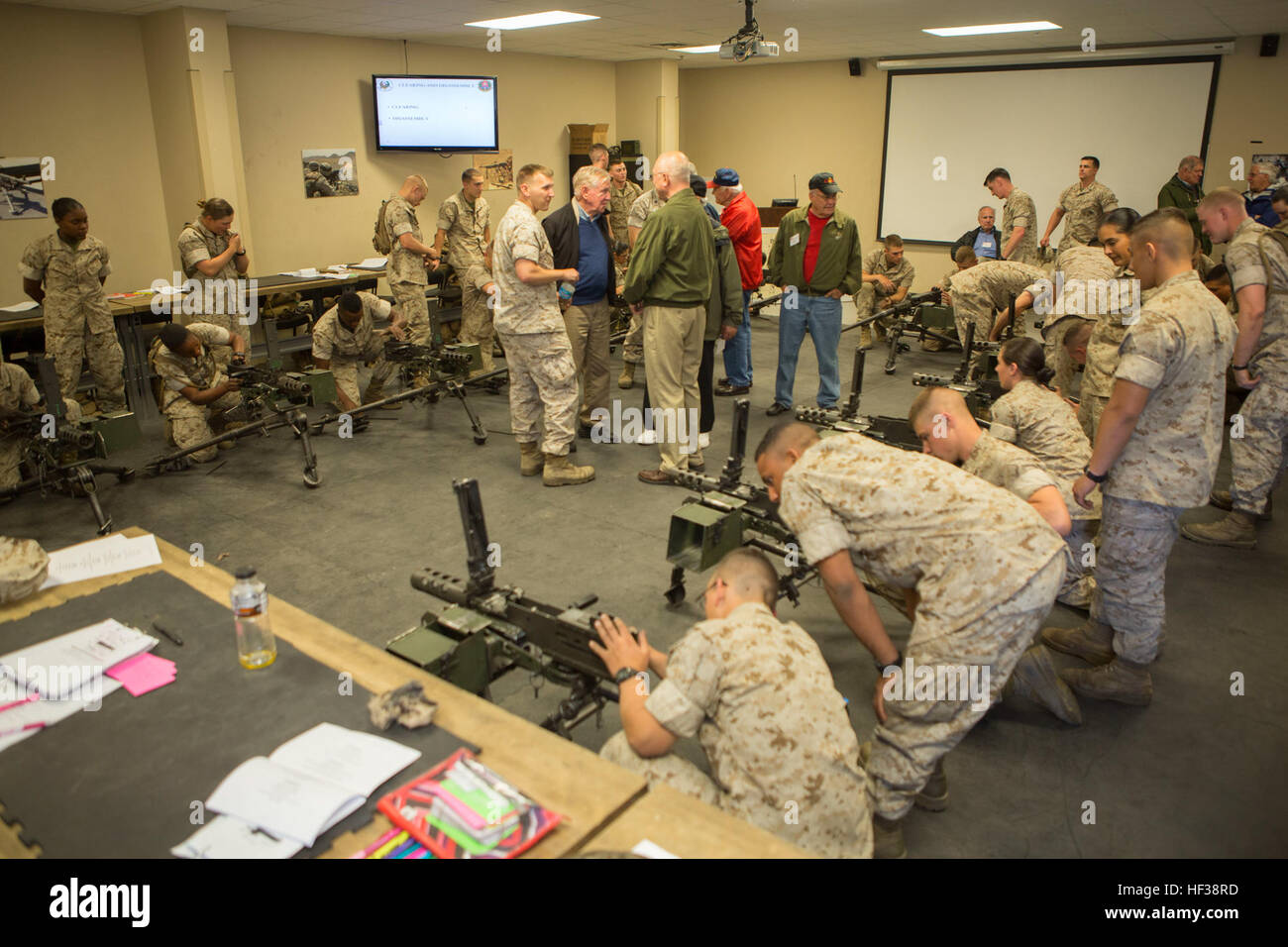 U.S. Marine Corps Veterans observe Infantry Training Battalion (ITB