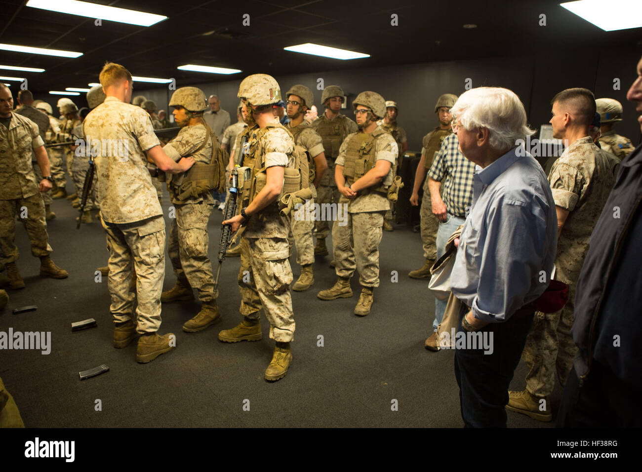 U.S. Marine Corps Veterans observe Infantry Training Battalion (ITB