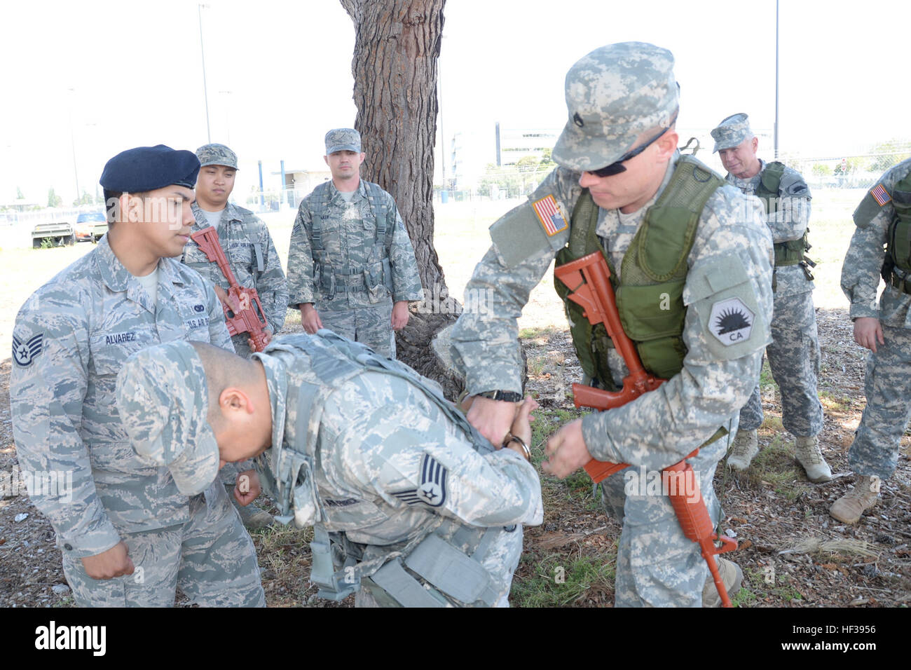 A California Army National Guardsman with the Regional Support Command