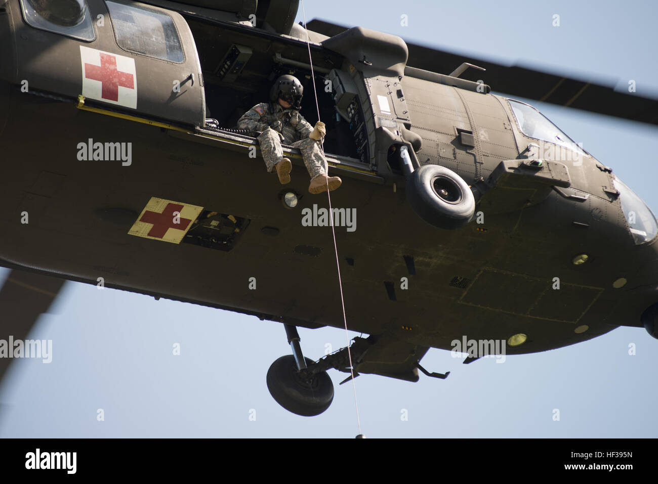 Us Army Soldiers From Charlie Company 3rd Battalion 126th Aviation Regiment Hoist A 7647