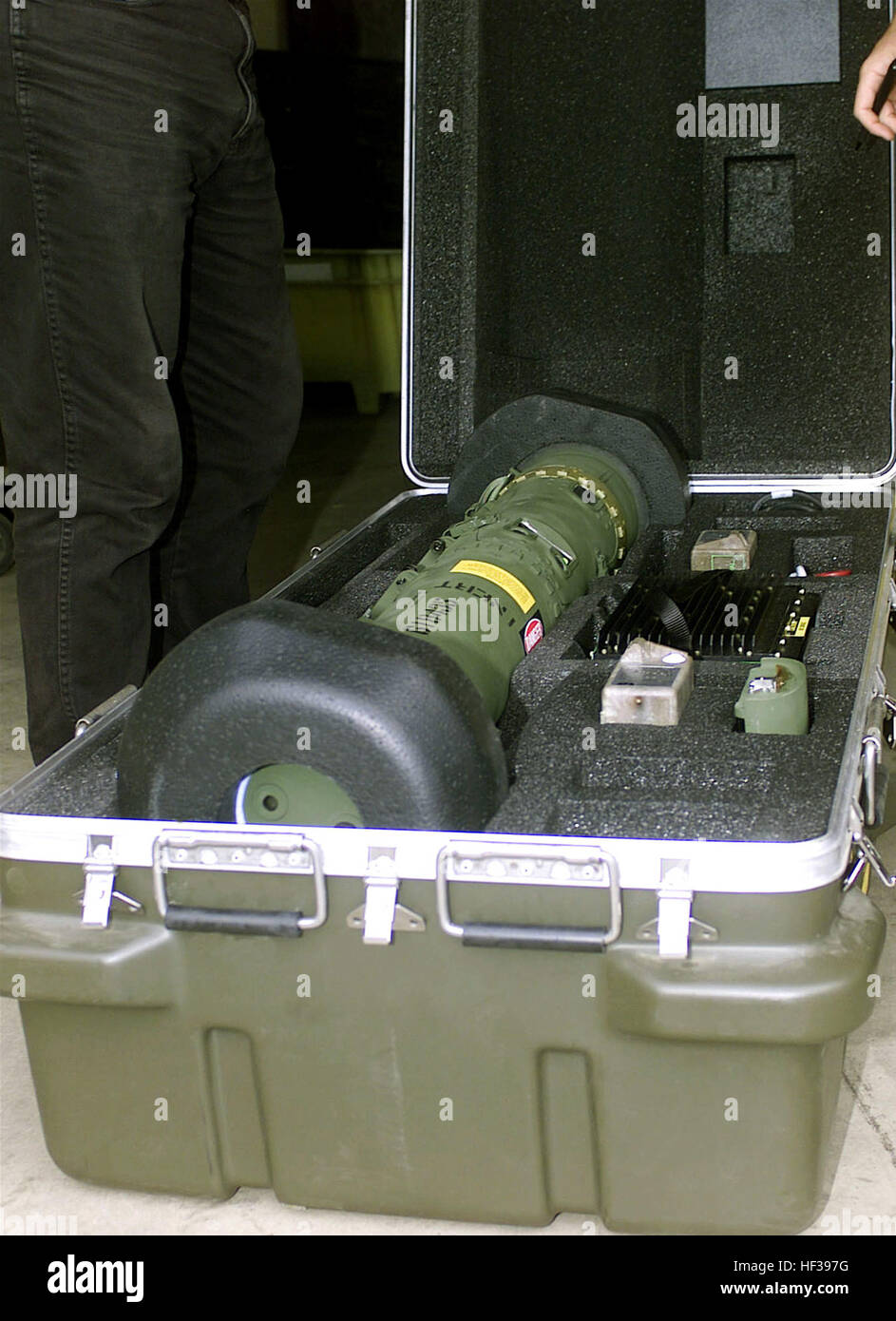 This gear, in it's stowed container, is the JAVELIN antitank missle