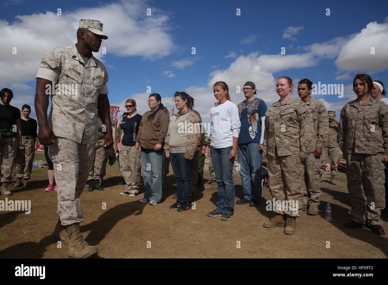 Marine Wing Support Squadron 374, shows spouses and family members Marine.....