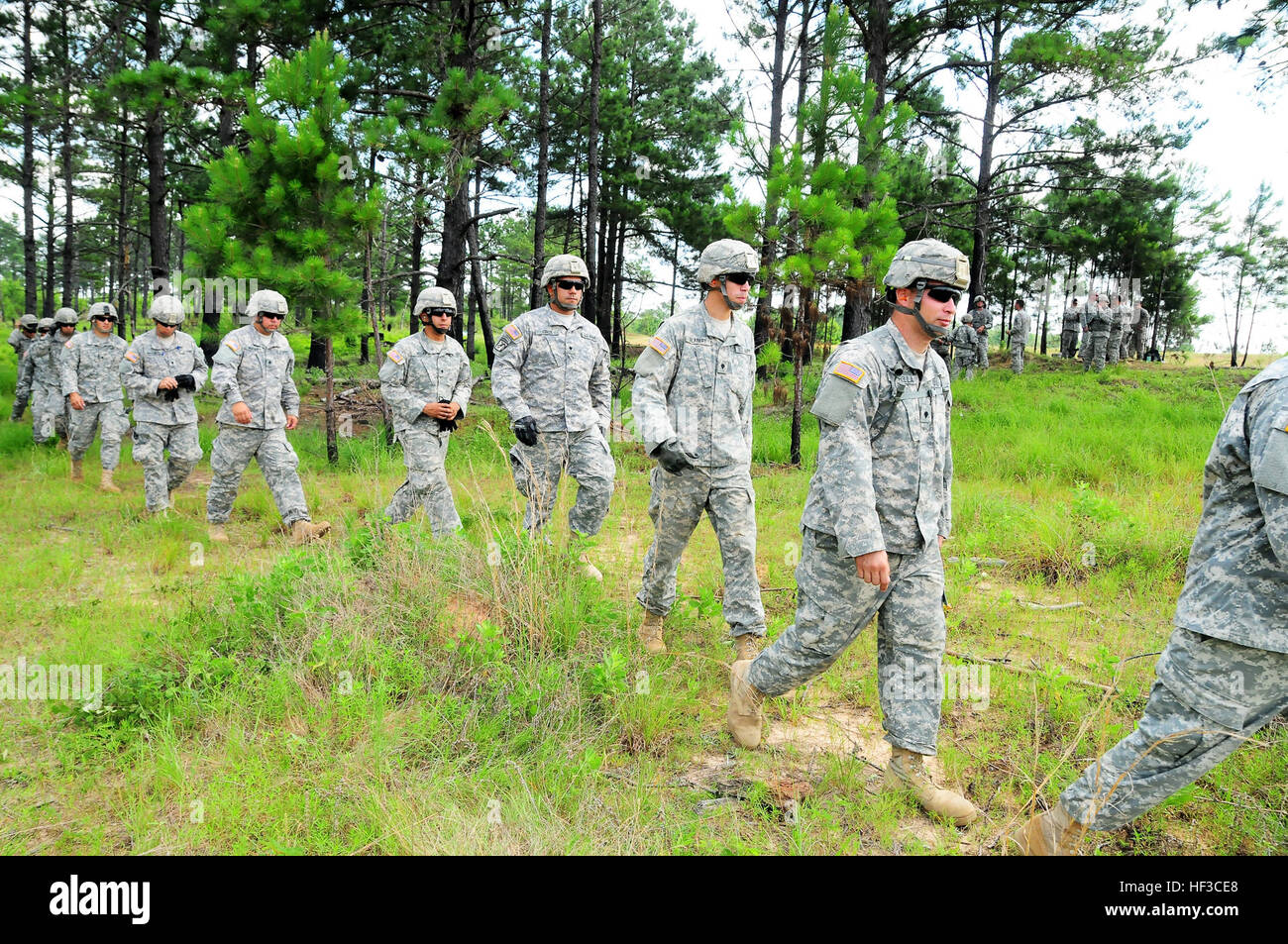 CitizenSoldiers from the 1st Battalion, 296th Infantry Regiment of the