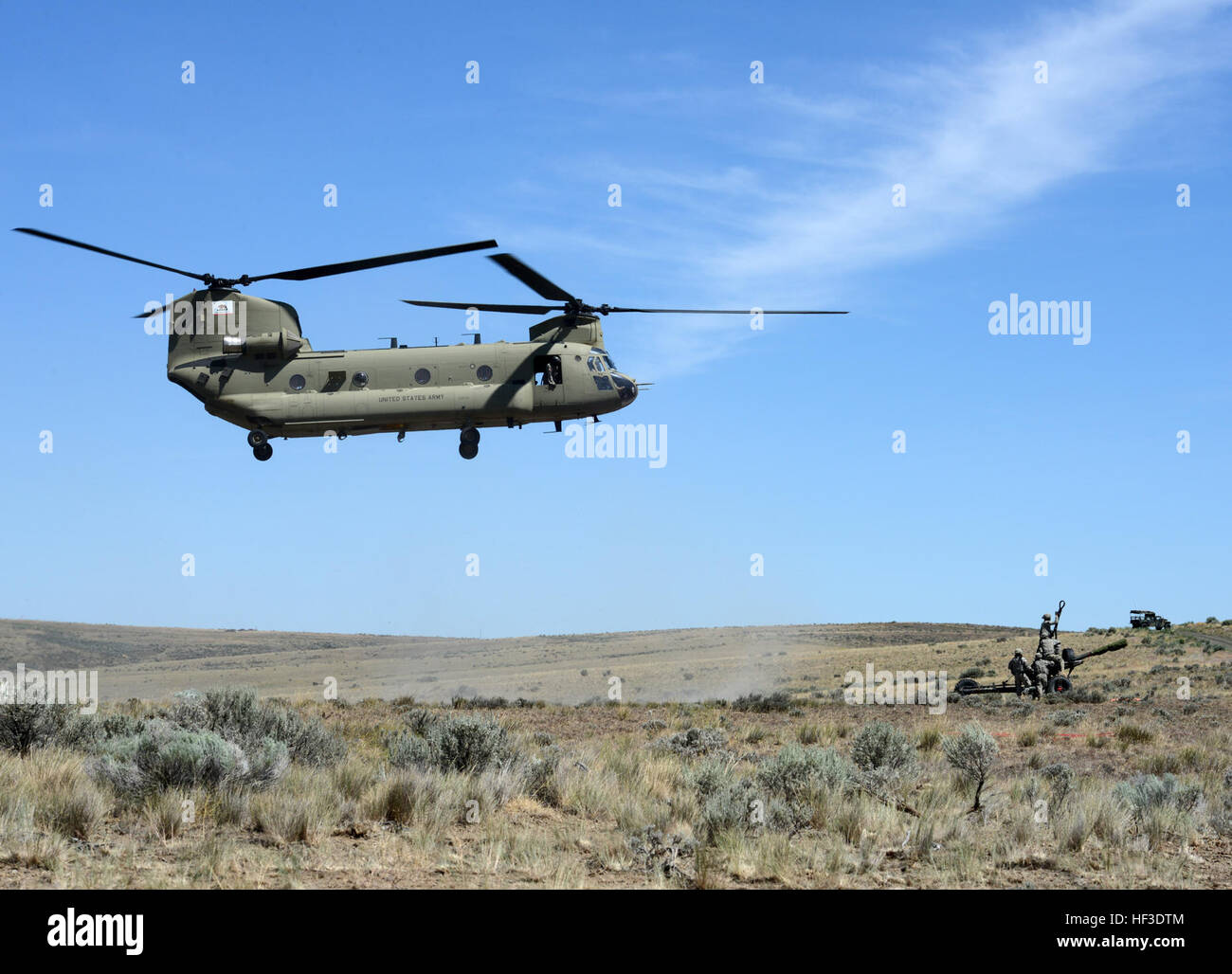 Oregon Army National Guard Soldiers with Alpha Battery, 2nd Battalion