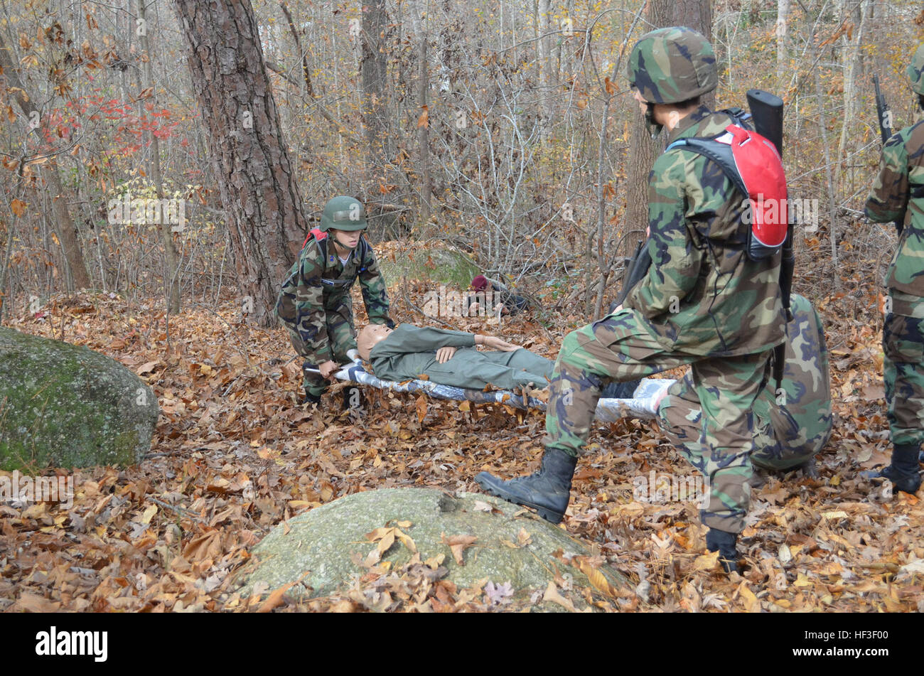 Two Air Force JROTC Cadets enrolled at Southern Nash High school