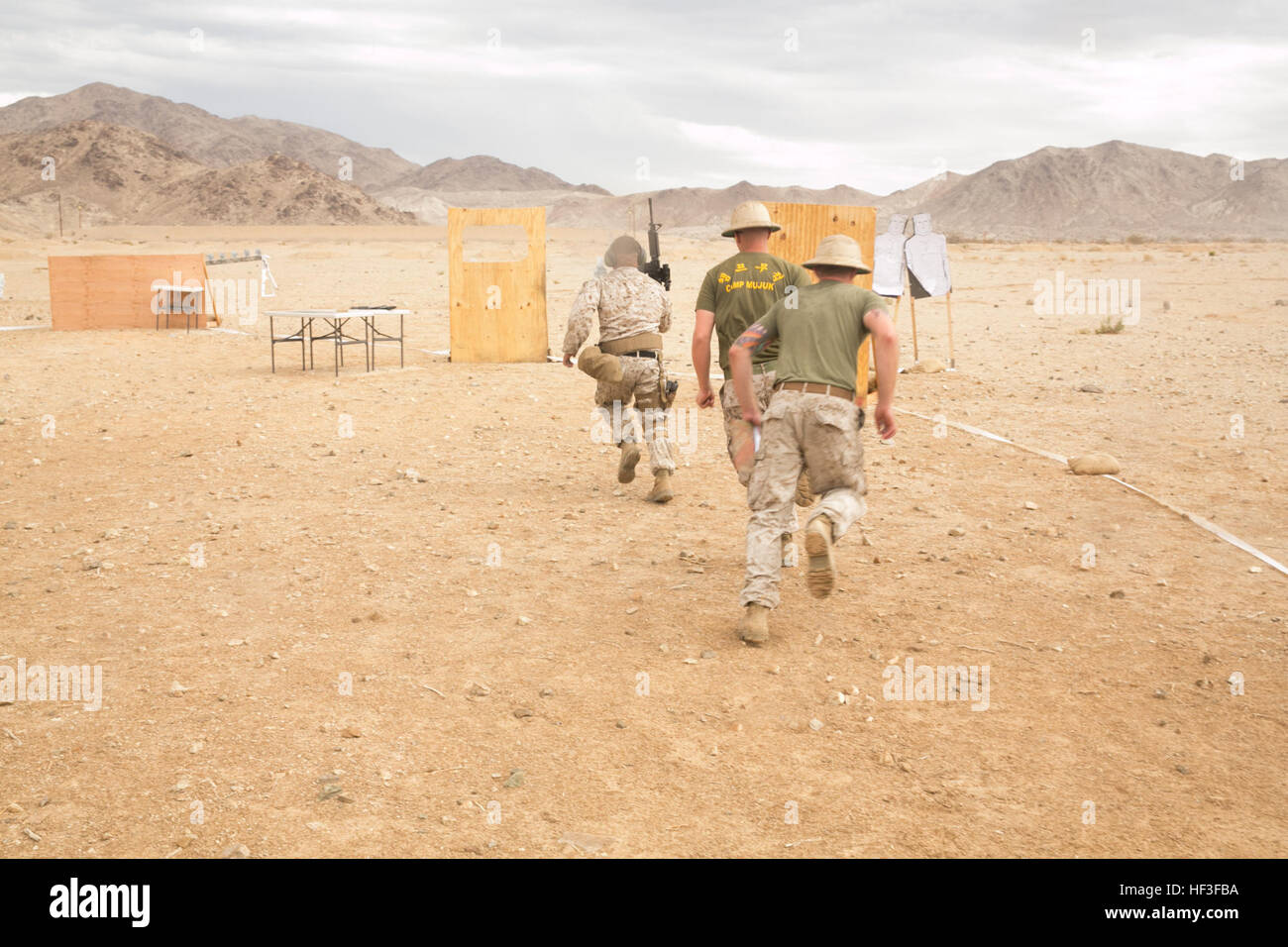 A Marine from Marine Wing Support Squadron 372, Camp Pendleton ...