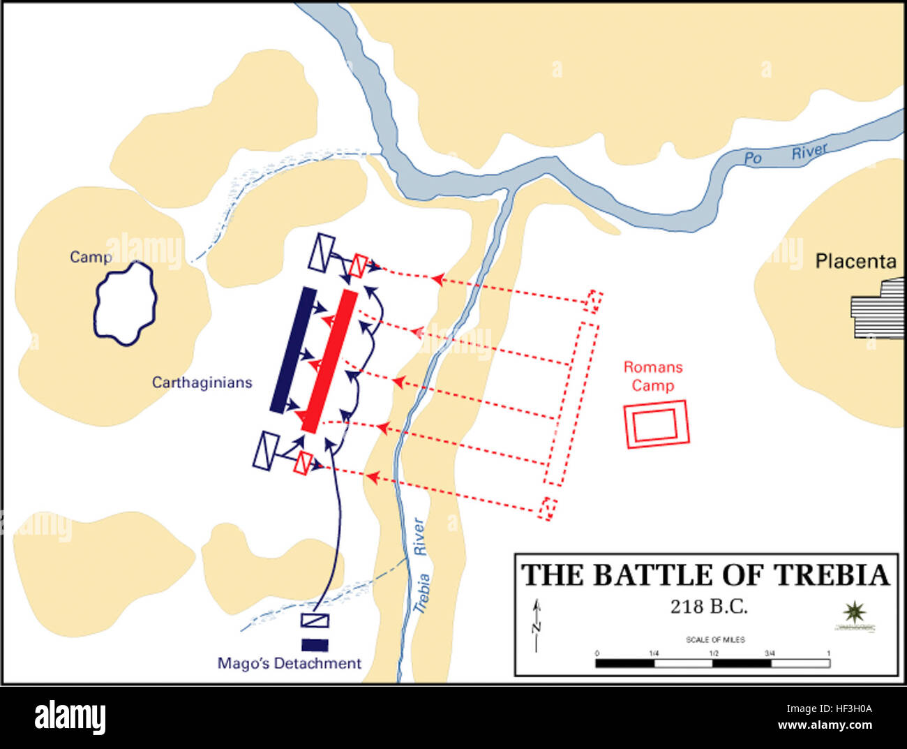 Battle of trebia river hi-res stock photography and images - Alamy