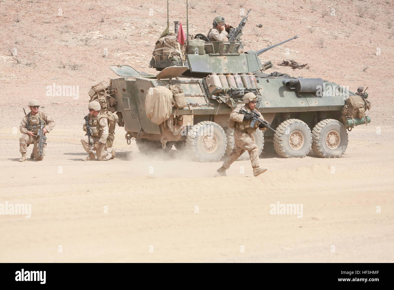 ARTA BEACH, Djibouti (July 29, 2015) U.S. Marines with Light Armored