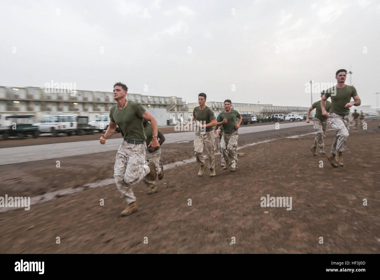 CAMP LEMONNIER, Djibouti (Aug. 5, 2015) U.S. Marines with India Company