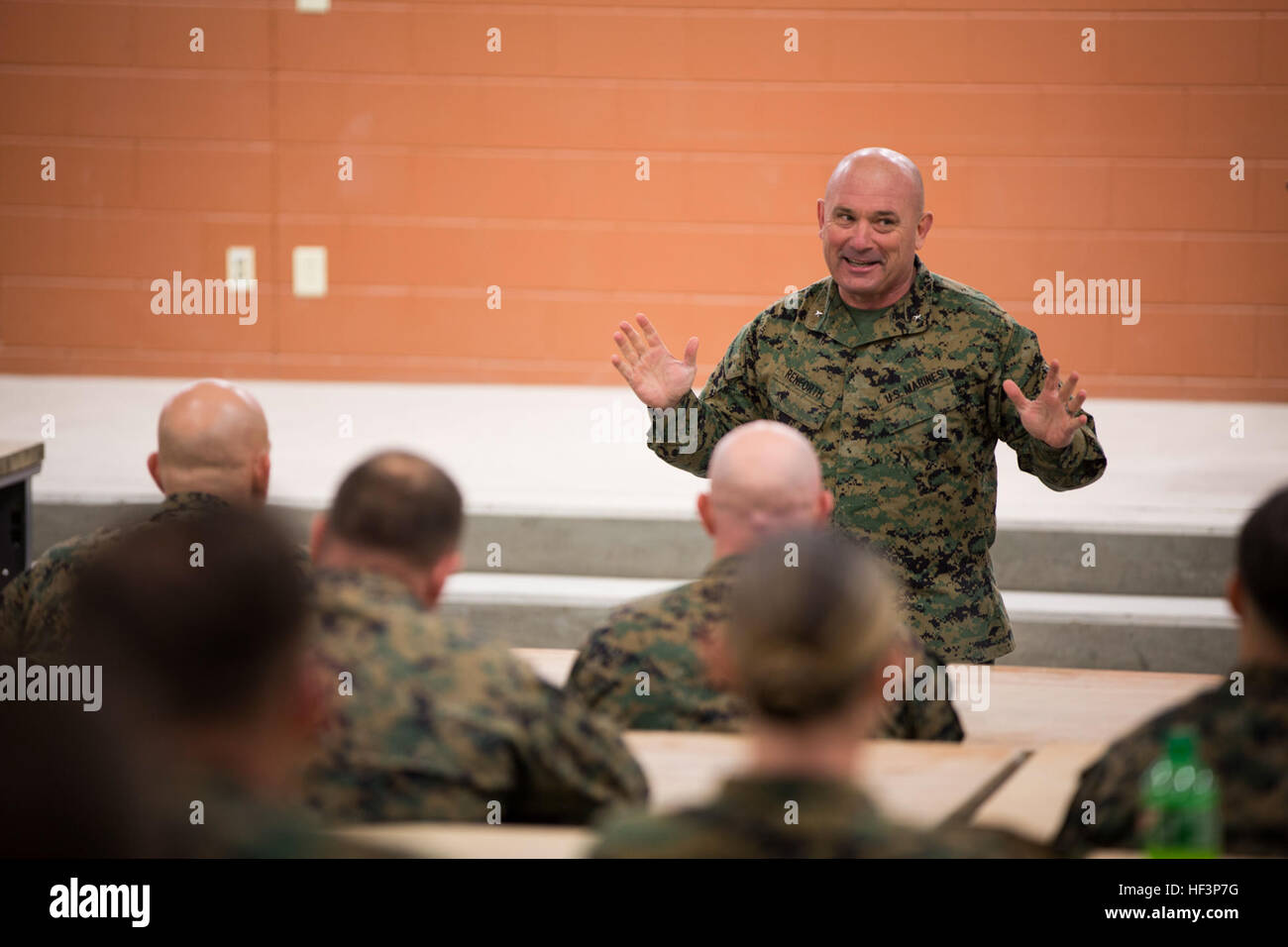 U.S. Marine Brig. Gen. Austin E. Renforth, Commanding General, Training ...