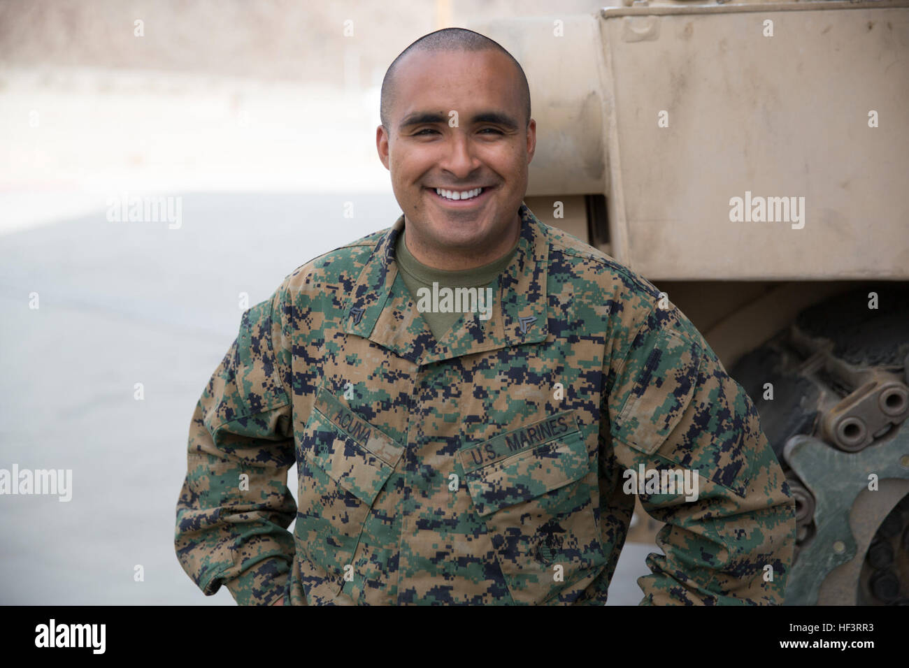 A Marine from 1st Tank Battalion operated a tank for the first time ...