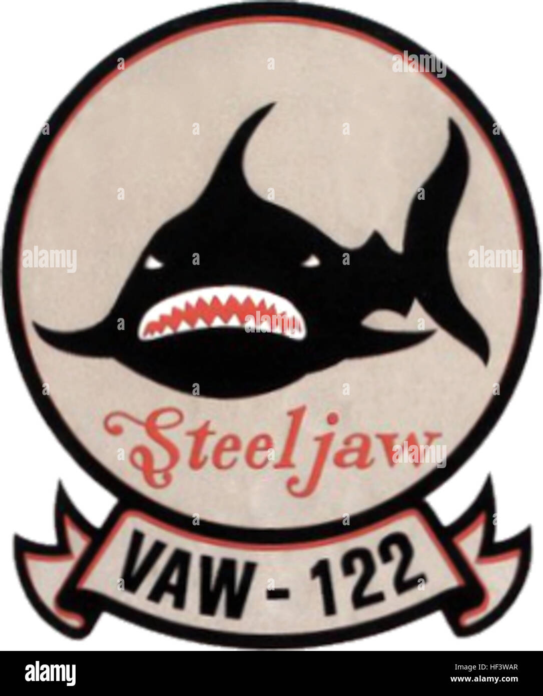 Carrier Airborne Early Warning Squadron 122 (US Navy) patch Stock Photo