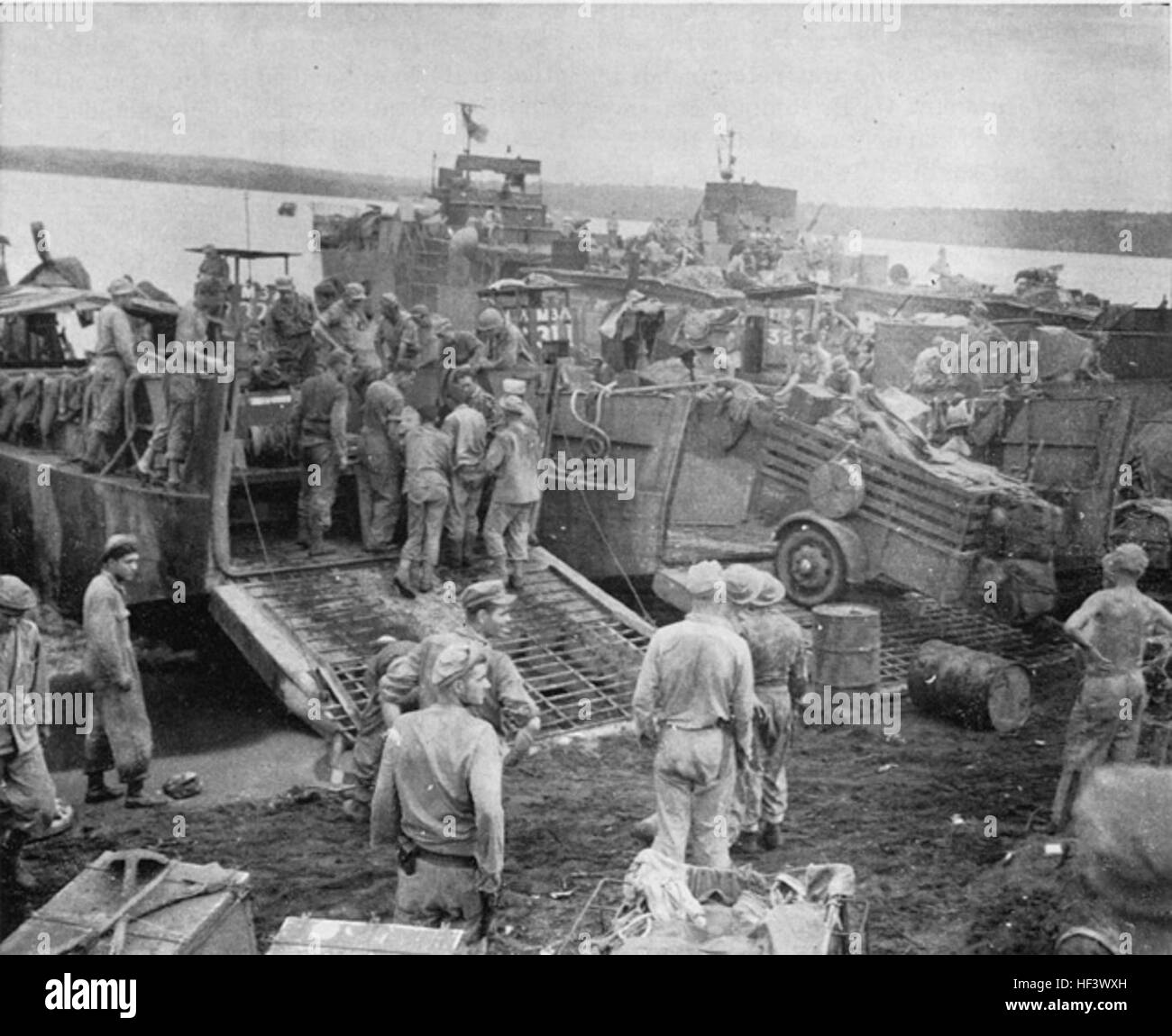 Amphibious assault preparation Black and White Stock Photos & Images ...