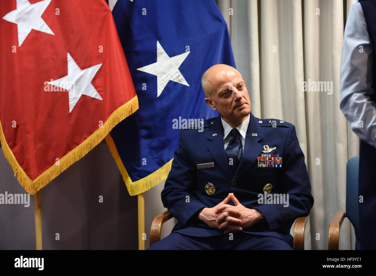A promotion ceremony at the Pentagon, Washington D.C., on May 2, 2016 ...