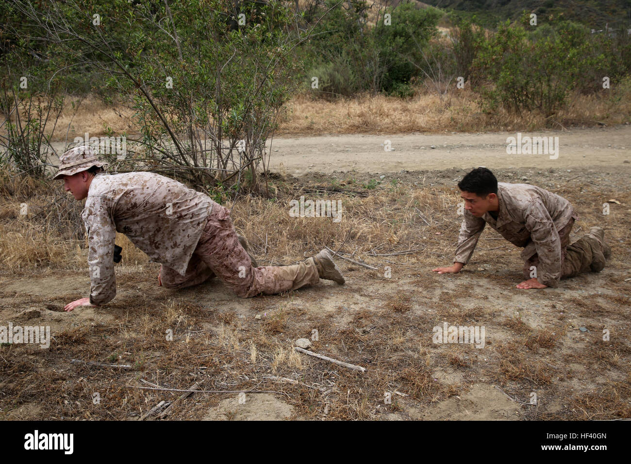 Reconnaissance Tasks Reconnaissance Marines perform high crawls and complete tasks during ...