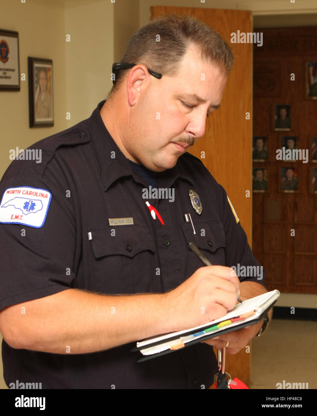 Merle Nay, a fire inspector for the Camp Lejeune Fire Department