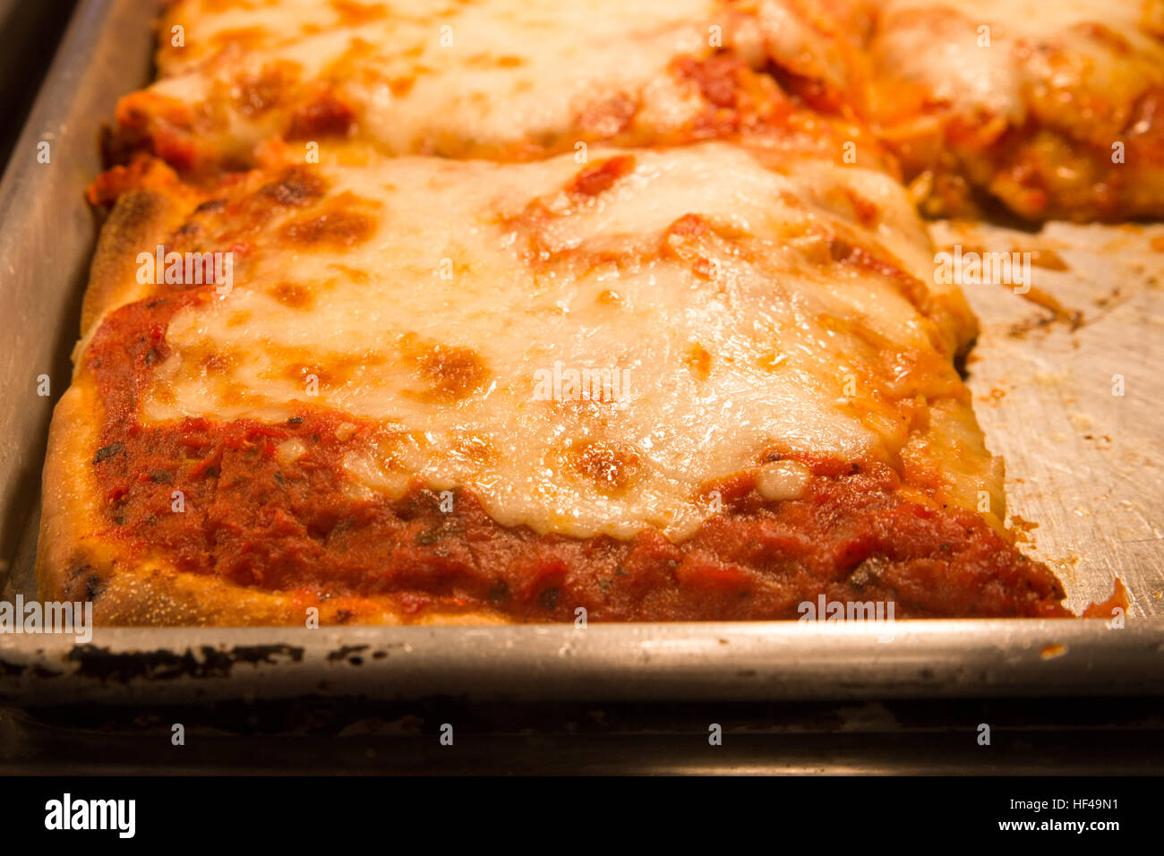 Authentic New York City style pizza Stock Photo - Alamy