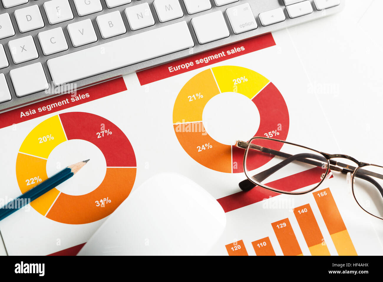 Computer Average Width Preparing average sales report Stock Photo - Alamy