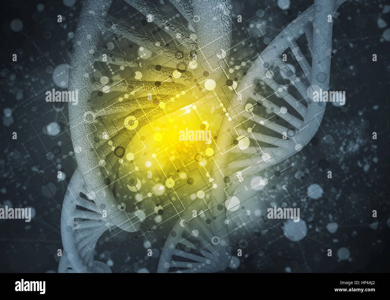 DNA molecules background, 3D rendering Stock Photo - Alamy