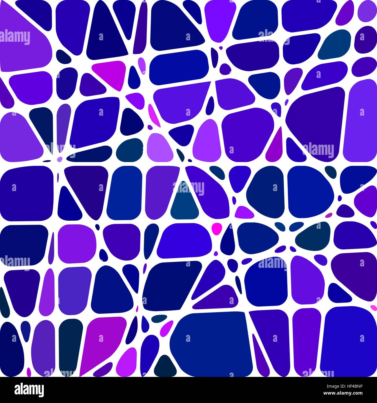 abstract vector stained-glass mosaic background - blue and violet Stock ...