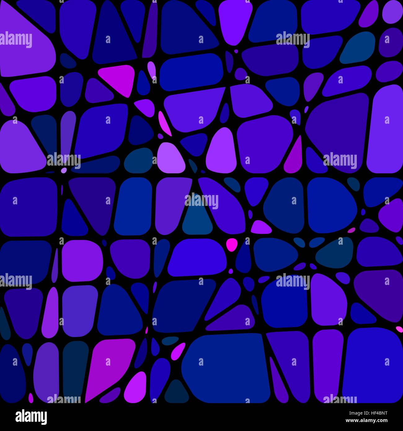 abstract vector stained-glass mosaic background - blue and violet Stock ...