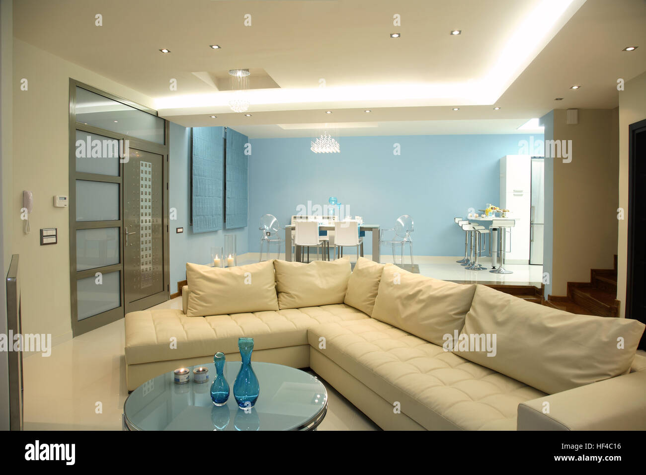 interior of a living room of luxury apartment Stock Photo - Alamy