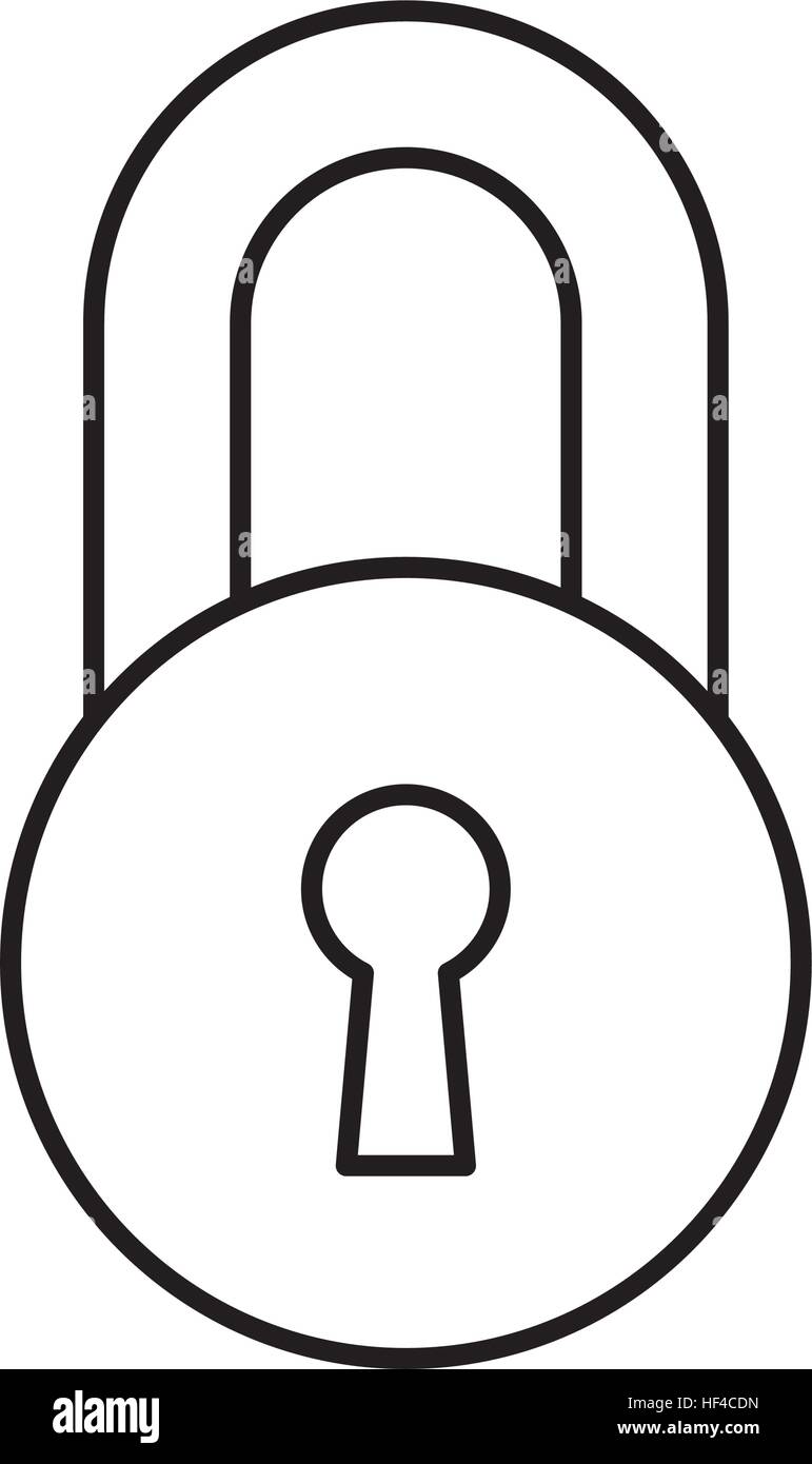 padlock secure isolated icon vector illustration design Stock Vector ...