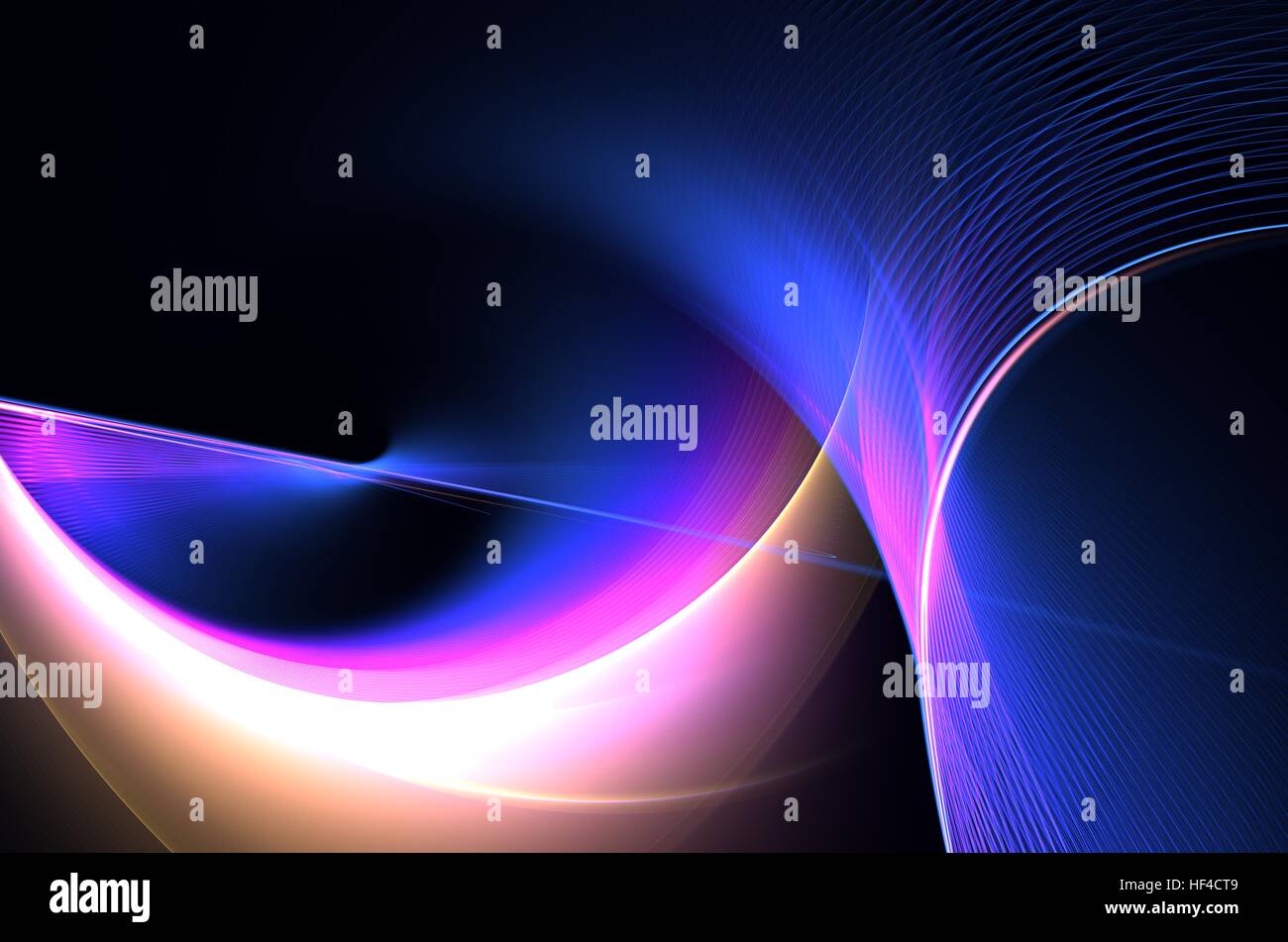 Wavy Design Computer Portrait Abstract fractal background, computer-generated illustration of wavy ...
