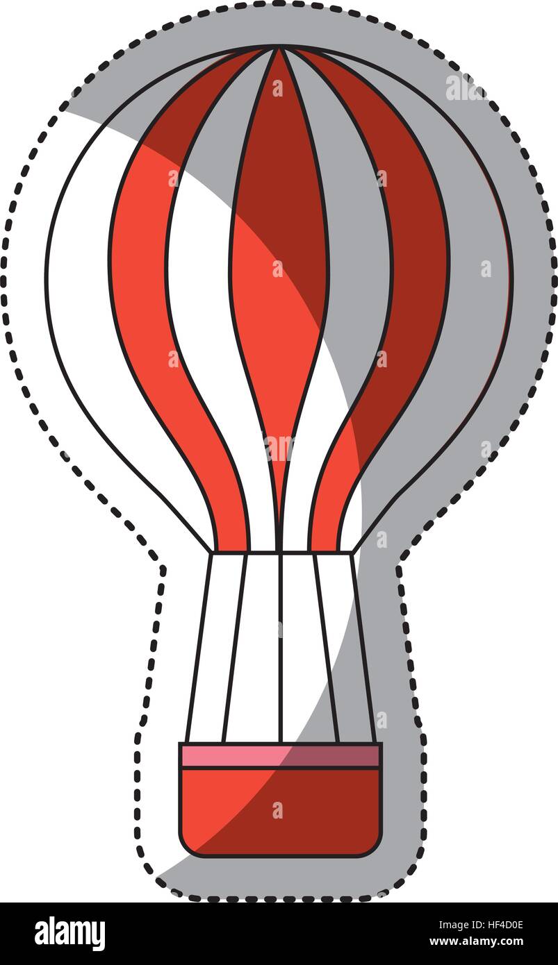 balloon air hot travel vector illustration design Stock Vector Image ...