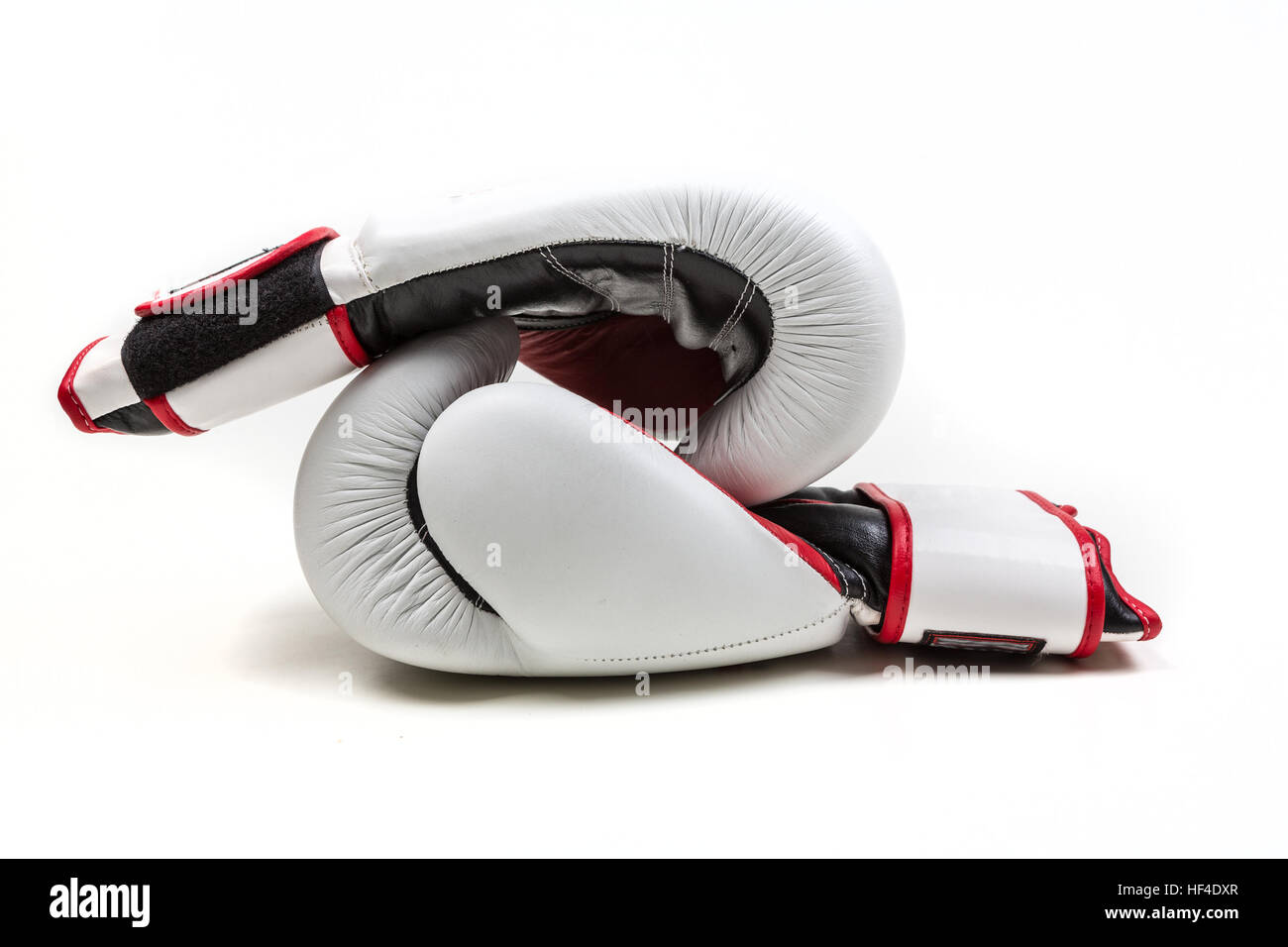 Pair of boxing gloves isolated on white background Stock Photo - Alamy