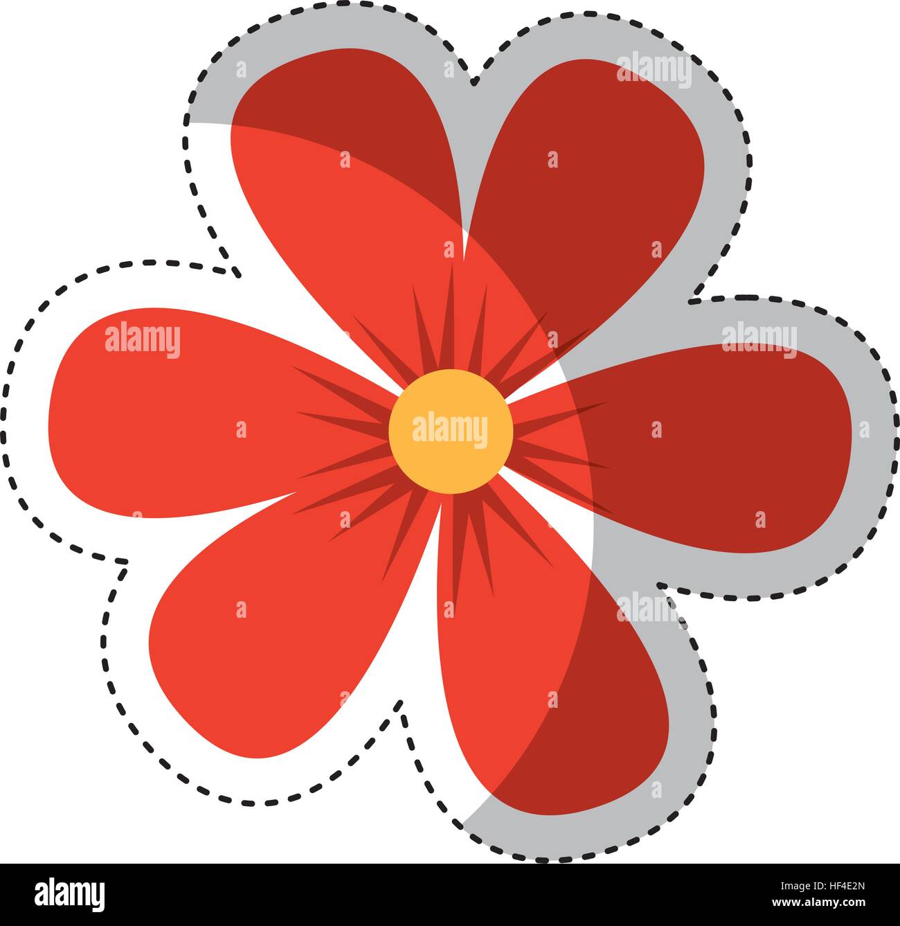 flower drawing isolated icon vector illustration design Stock Vector ...