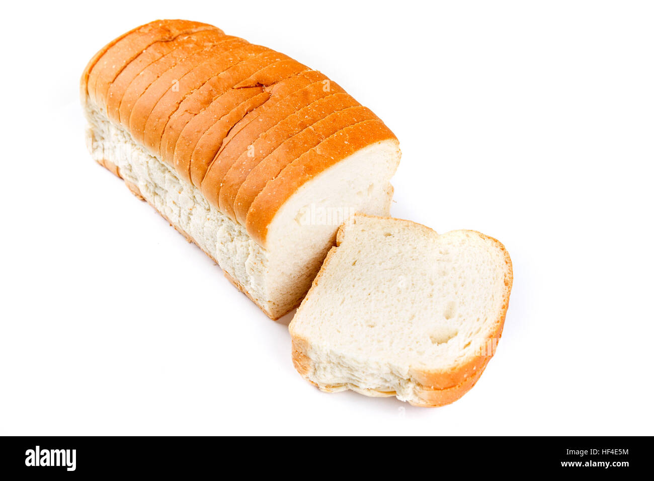 Loaf of whole grain bread isolated on white background Stock Photo - Alamy