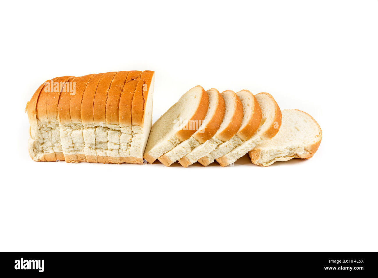 Loaf of whole grain bread isolated on white background Stock Photo - Alamy