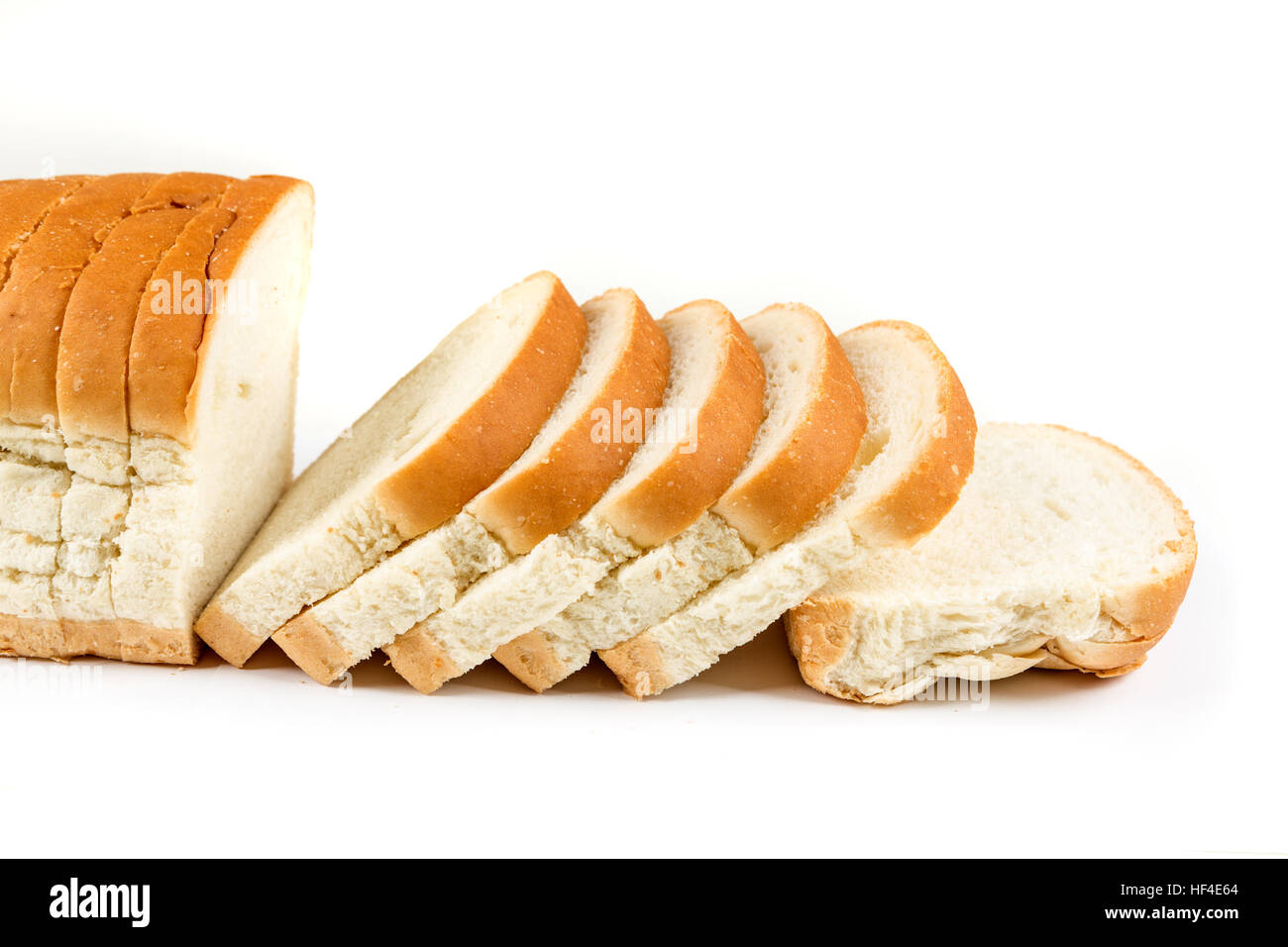 Loaf of whole grain bread isolated on white background Stock Photo - Alamy