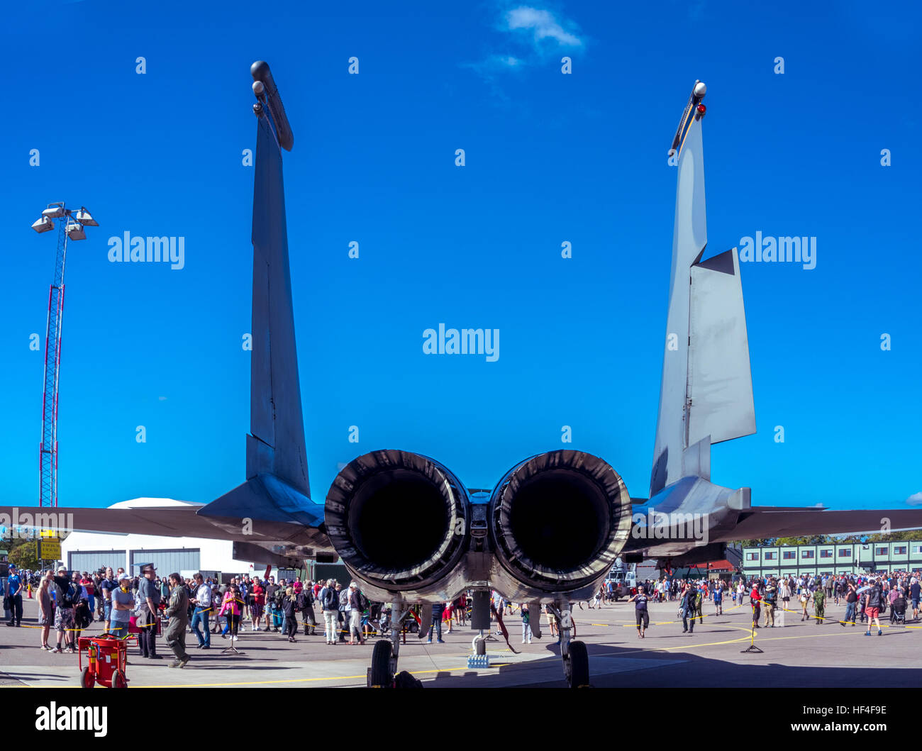 Czech ,Aero L-159T1 Alca from the tail wings Stock Photo