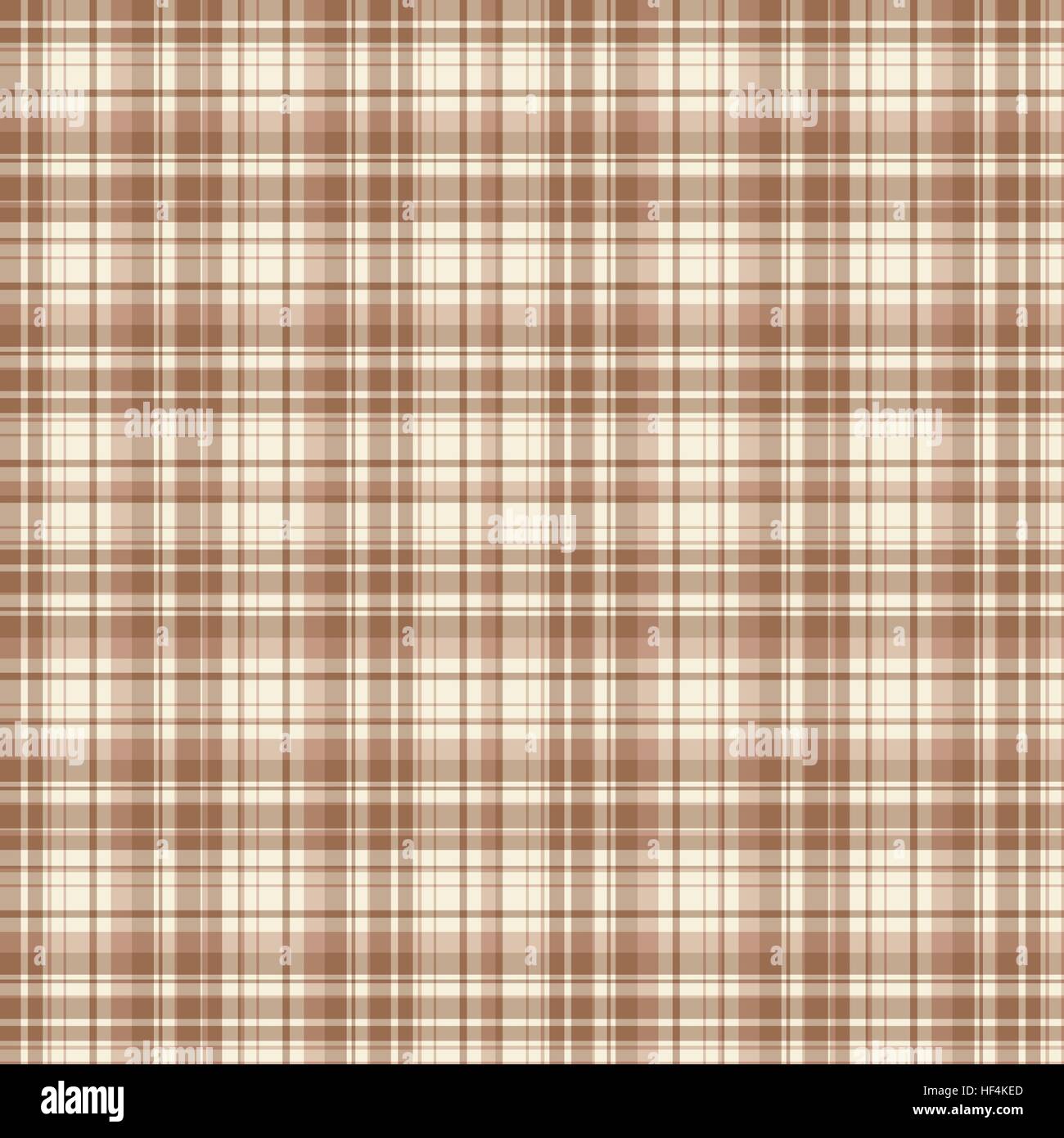 Checkered fabric tartan textile. Vector seamless pattern. Stock Vector
