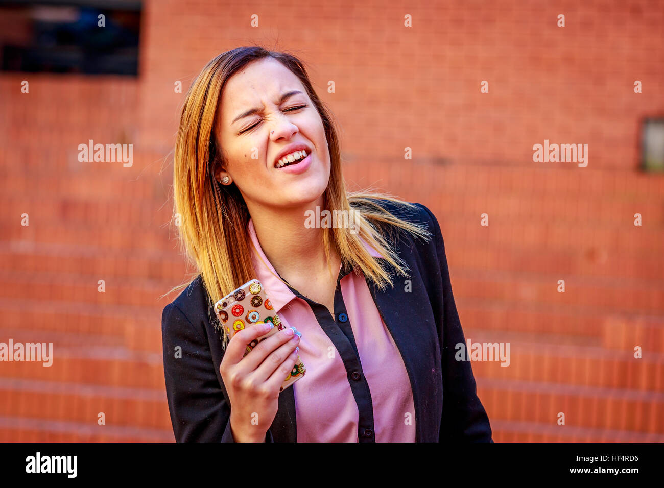 Modern portrait of a young professional business woman Stock Photo - Alamy
