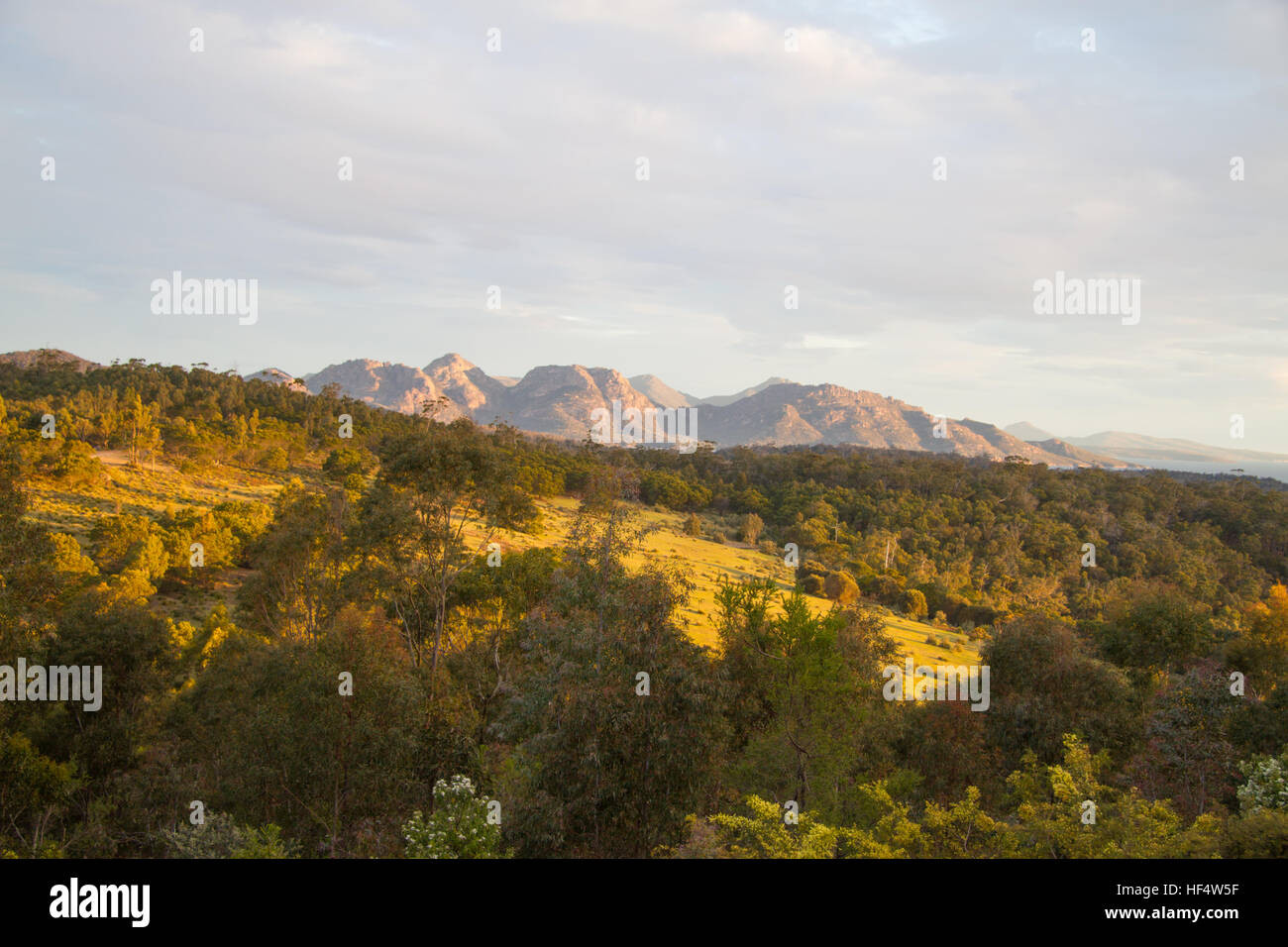 View of the Hazards mounting range Stock Photo