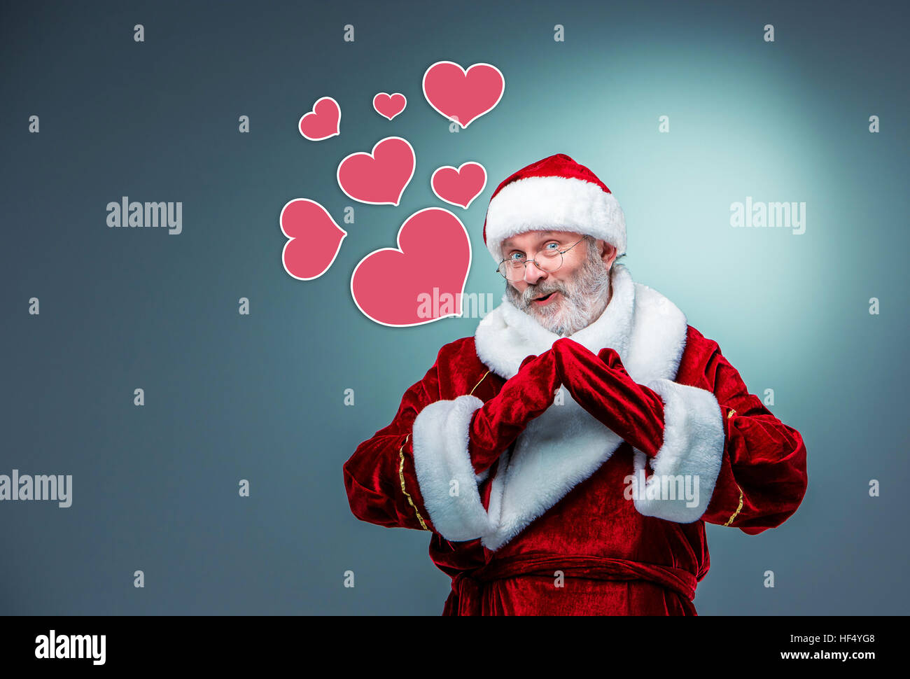 Beard santa hi-res stock photography and images - Alamy