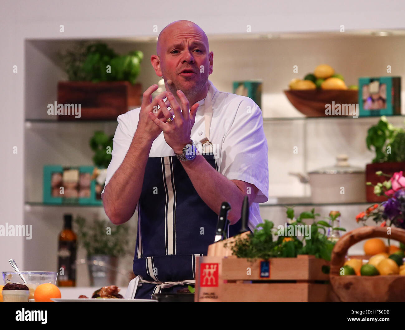BBC Good Food Show Birmingham Tom Kerridge gives a cooking