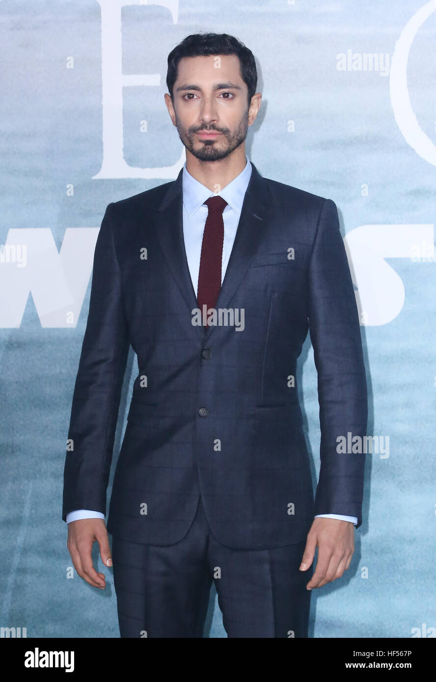 LONDON, ENGLAND - DECEMBER 13:   Riz Ahmed attends the launch event for 'Rogue One: A Star Wars Story' at Tate Modern on December 13, 2016 in London, England.   Mandatory Credit Glamourstock Stock Photo