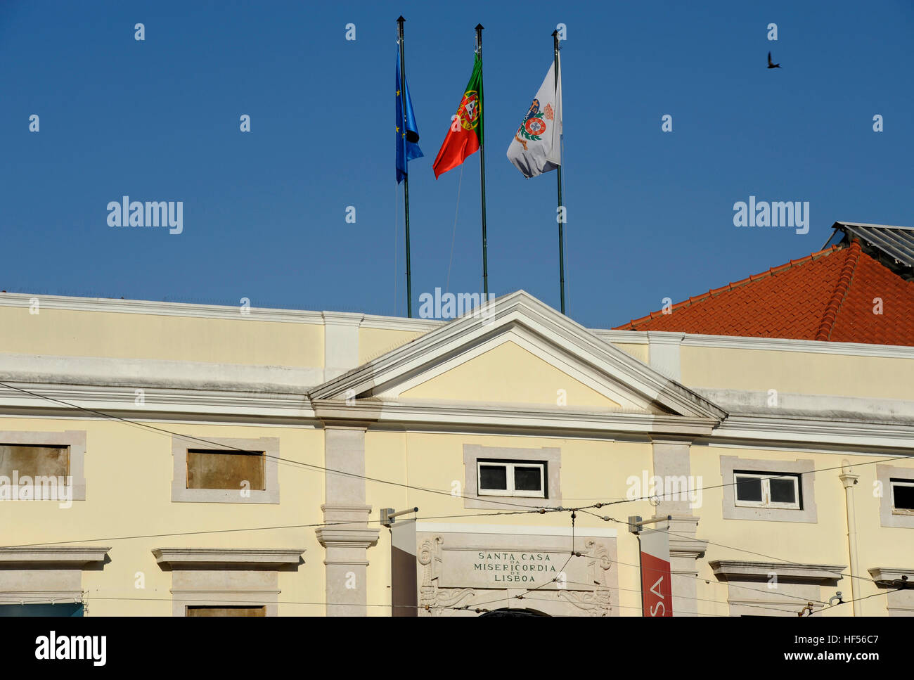 Jogos Santa Casa sign, Lisbon, Portugal Stock Photo - Alamy