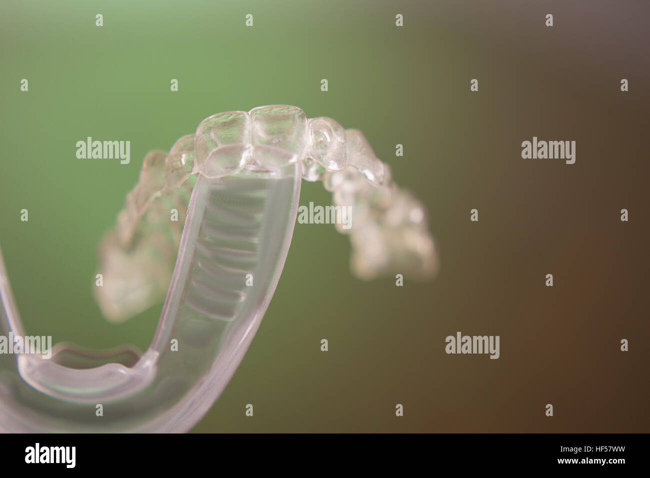 Vibrating dental device with invisible orthodontics Stock Photo Alamy