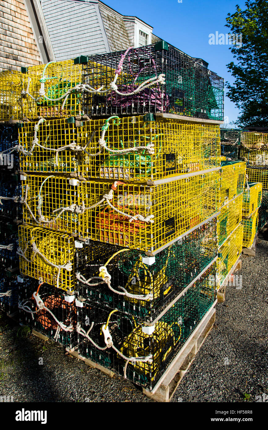 Lobster traps hires stock photography and images Alamy