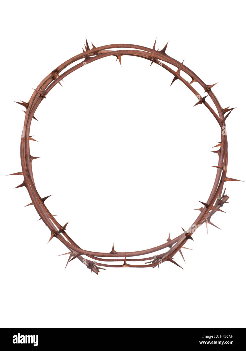 Crown of thorns. Easter symbol, Christian faith. Stock Photo