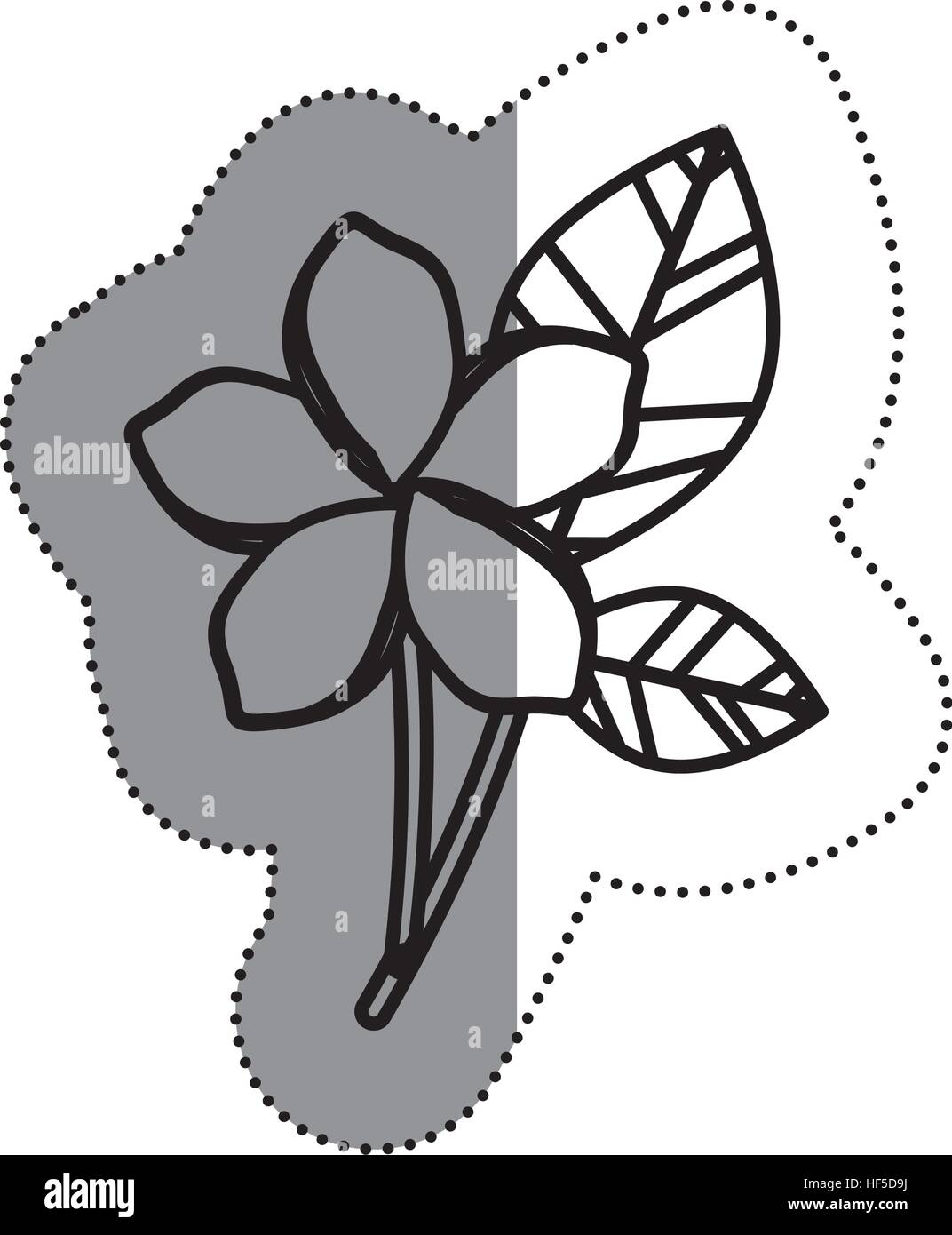 Isolated flower decoration design Stock Vector Image & Art - Alamy