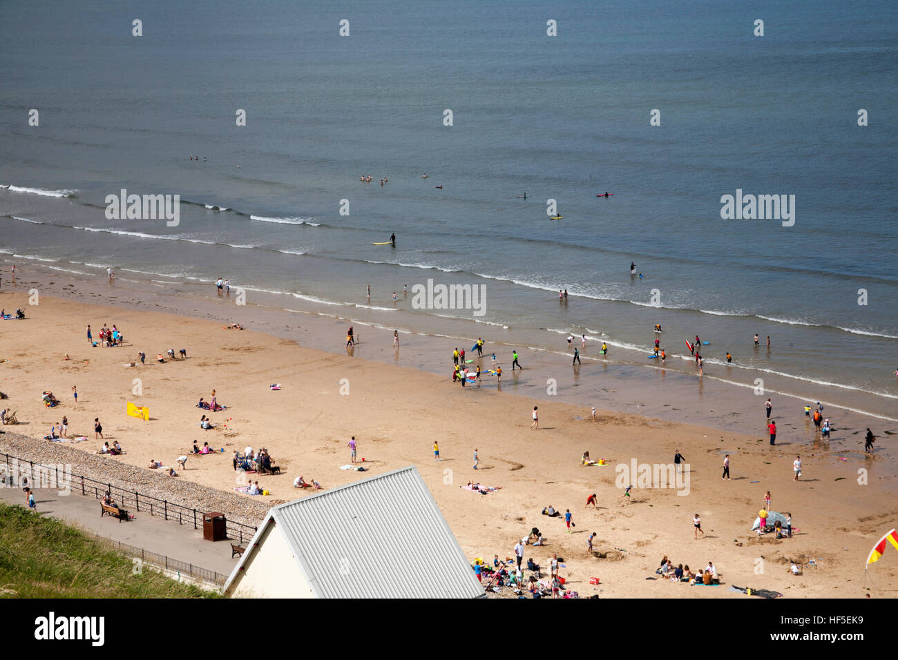 The beach at Saltburn-by-the-Sea  Cleveland formally part of North Yorkshire England Stock Photo