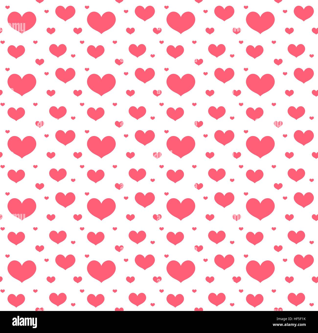 Valentines Day seamless pattern with hearts. Love, romance endless ...